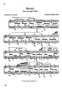 Sgambati - Gluck's Mélodie de Orfeo in D Minor